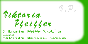 viktoria pfeiffer business card